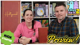 Preview of Hollywood 1947 - Facade Games | Coming to #Kickstarter #boardgames #boardgamereview