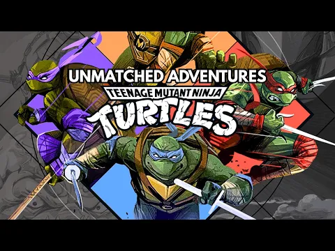 Unmatched Adventures: Teenage Mutant Ninja Turtles | Solo Board Game Tutorial and Playthrough