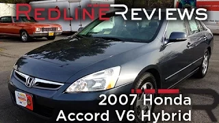 2007 Honda Accord V6 Hybrid Review, Walkaround, Exhaust, Test Drive