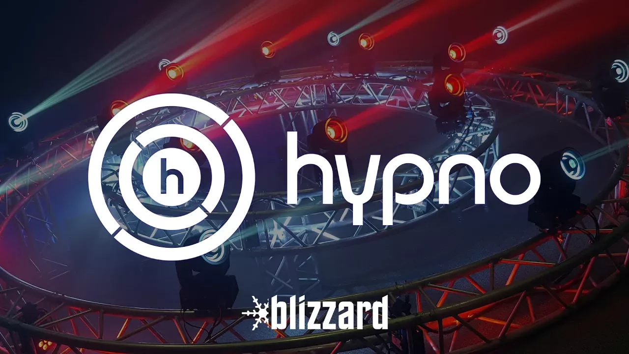 Product video thumbnail for Blizzard Hypno Beam RGBW LED Moving Head Light with Aura Effect