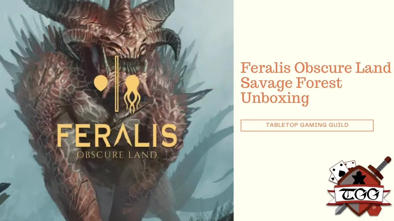 Feralis Obscure Land Savage Forest Board Game Unboxing