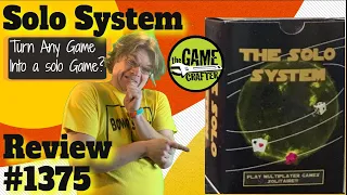 Solo System Review *Turn any game solo?!*