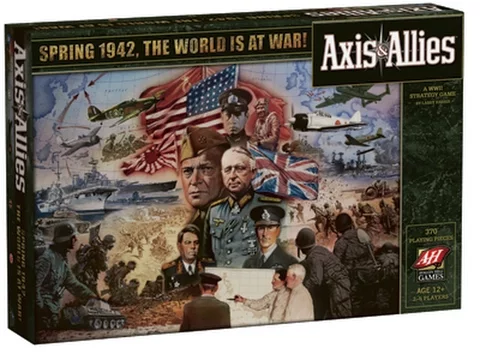 axis and allies gameplay in spanish with my painted game :D