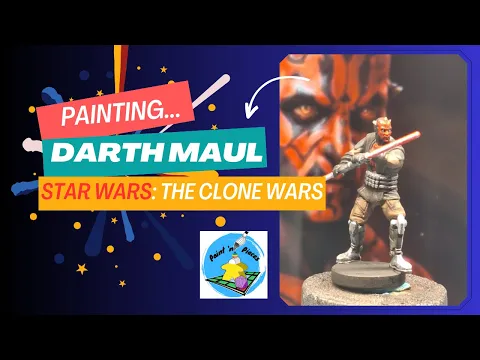 Painting... Darth Maul from Star Wars the Clone Wars