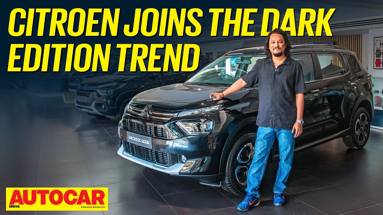 Citroen C3, Basalt, Aircross Dark Editions - Citroen goes stealthy! | Walkaround | Autocar India