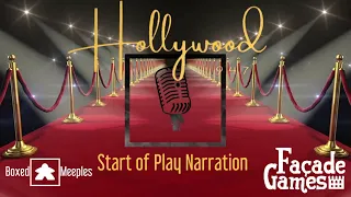 Hollywood 1947 Start of Game Narration. Featuring  Charlie Schmidt    Facade Games Beginning Speech