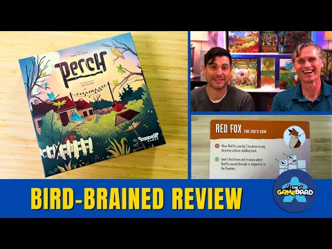 Perch: Fast, Tactical, Reactive Area Control Review & Discussion with @BoardgamesBourbon