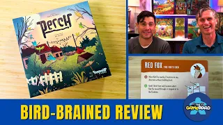 Perch: Fast, Tactical, Reactive Area Control Review & Discussion with @BoardgamesBourbon