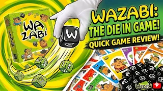 WAZABI board game unboxing @boardgameworld