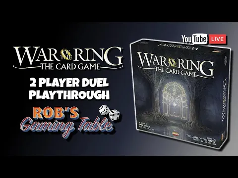 War of the Ring: The Card Game 2 Player Duel Scenario Playthrough