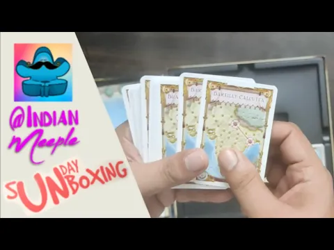 Unboxing Ticket to Ride Map Collection 2: India & Switzerland (English) by Indian Meeple