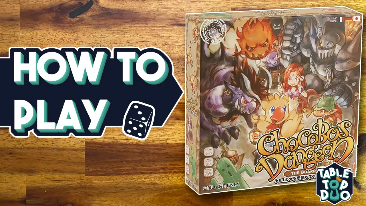 How to Play Chocobo Dungeon Board Game