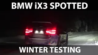BMW iX3 spotted near Mosjøen