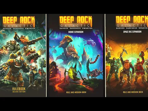 DGA Overviews: Deep Rock Galactic: The Board Game Expansions - TTS Mod Updated & Walkthrough