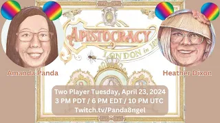 Apistocracy  (KS Preview) on TTS | Live Teach & Playthrough | Two Player Tuesday w/ Heather Dixon