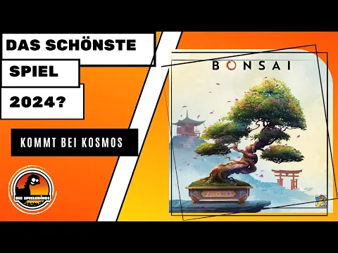 Bonsai - Kosmos Brettspielneuheit -  Regeln in 8  Minuten + Fazit