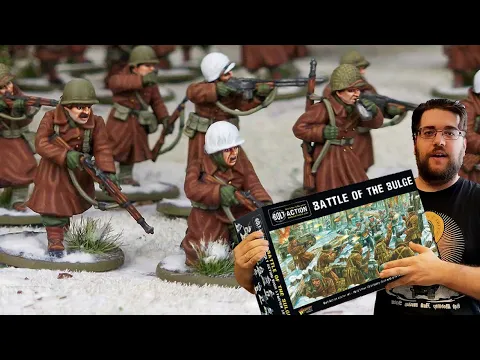 Unboxing plastic Winter US Army Infantry for Bolt Action (with sprue content focus!)