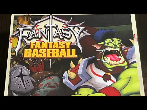 Fantasy Fantasy Baseball - Unboxing at start of New Season