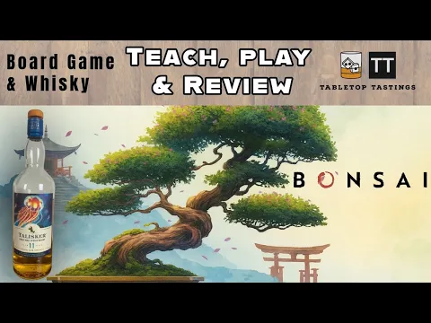 Talisker Single Malt Scotch 11 yr and Bonsai
