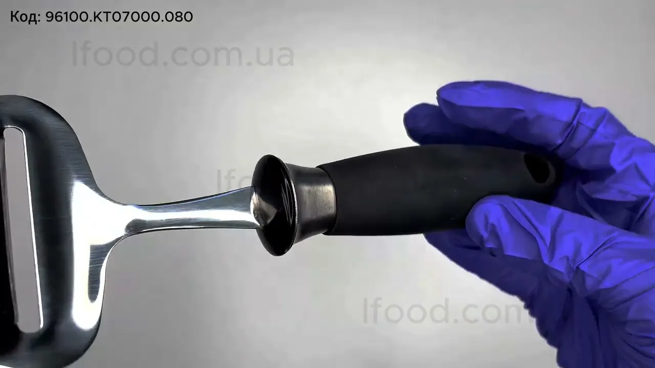 Ніж-лопатка для сиру Icel 80 мм чорний 96100.KT07000.080