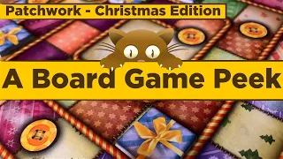 Patchwork: Christmas Edition - A Board Game Peek