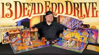 13 Dead End Drive vs. 1313 Dead End Drive - Retro Board Game Review - Winning Moves vs. Parker Bros.