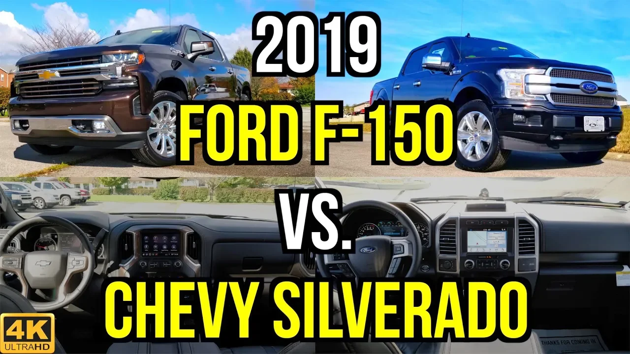 BEST AMERICAN TRUCK -- 2019 Chevy Silverado vs. 2019 Ford F-150: Comparison