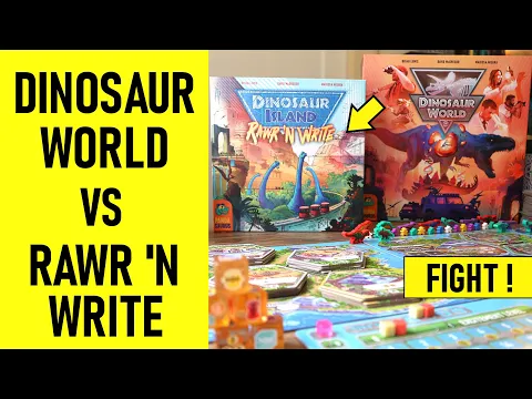 Dinosaur World VS Dinosaur Island Rawr N Write