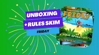 Unboxing and Rules Skim through - Friday from Rio Grande Games