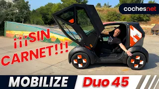 Coche ¡SIN CARNET! Mobilize Duo 45 Neo | Prueba / Test / Review en español | coches.net