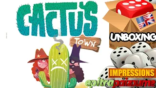 Cactus Town - Unboxing & Impressions (EN) by Epitrapaizoume