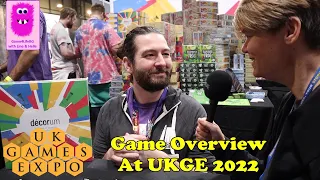 Game Overview at the UKGE 2022 - Décorum