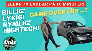 Oslagbar? Nya Zeekr 7X har supersnabb laddning och mycket attraktiva priser.
