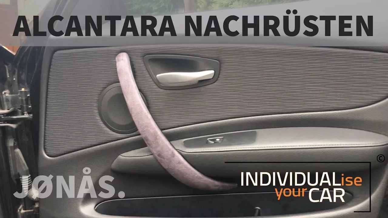 Alcantara im Innenraum selbst nachrüsten - Einbauanleitung