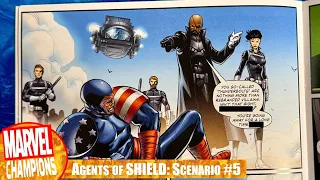 Marvel Champions Agents of SHIELD Scenario 5 - Solo Playthrough with NICK FURY