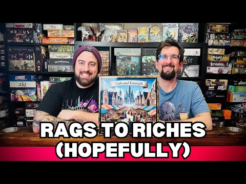 Trade and Triumph Board Game. First Impression Kickstarter Review!