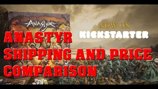 Anastyr Board Game Review Shipping Comparison with other Mythic Games