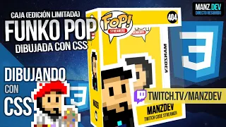 Caja Funko Pop dibujada con código CSS / Javascript