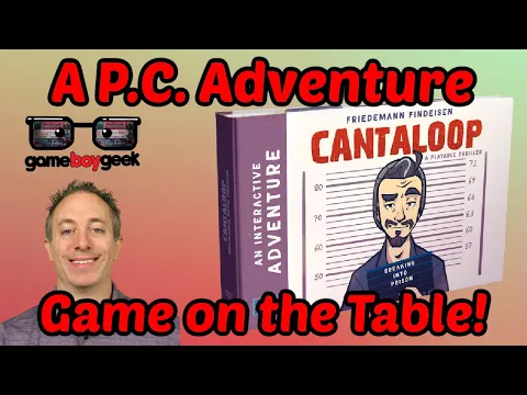 A P.C. Adventure Game on the Table - Cantaloop: Breaking Into Prison Review with the Game Boy Geek