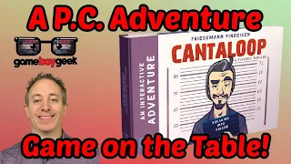 A P.C. Adventure Game on the Table - Cantaloop: Breaking Into Prison Review with the Game Boy Geek
