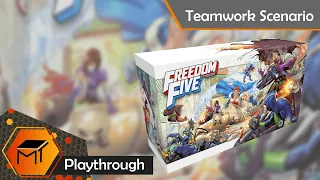 Freedom Five: A Sentinel Comics Board Game | Scenario 1 | Playthrough