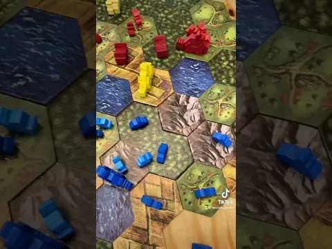 Barony Board Game | Post Playthrough #boardgameshorts #abstractart