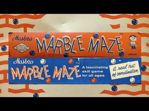 Board Game Archaeology #75 Marble Maze by Hasbro (1966)