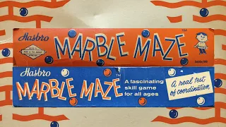 Board Game Archaeology #75 Marble Maze by Hasbro (1966)