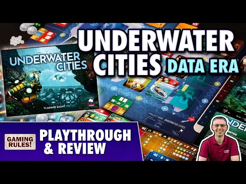 Underwater Cities: Data Era expansion - Playthrough & Review