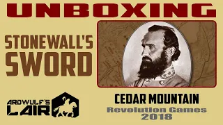 Unboxing Stonewall's Sword (Revolution Games 2018)