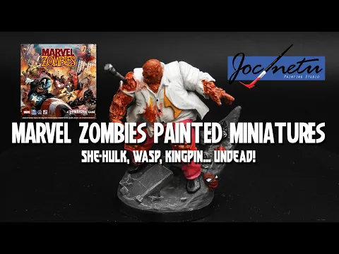 Marvel Zombies Painted Miniatures Part 2 ️ | Zombie Heroes & Villains: She-Hulk, Kingpin & More!