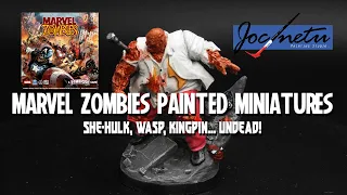 Marvel Zombies Painted Miniatures Part 2 ‍️ | Zombie Heroes & Villains: She-Hulk, Kingpin & More!