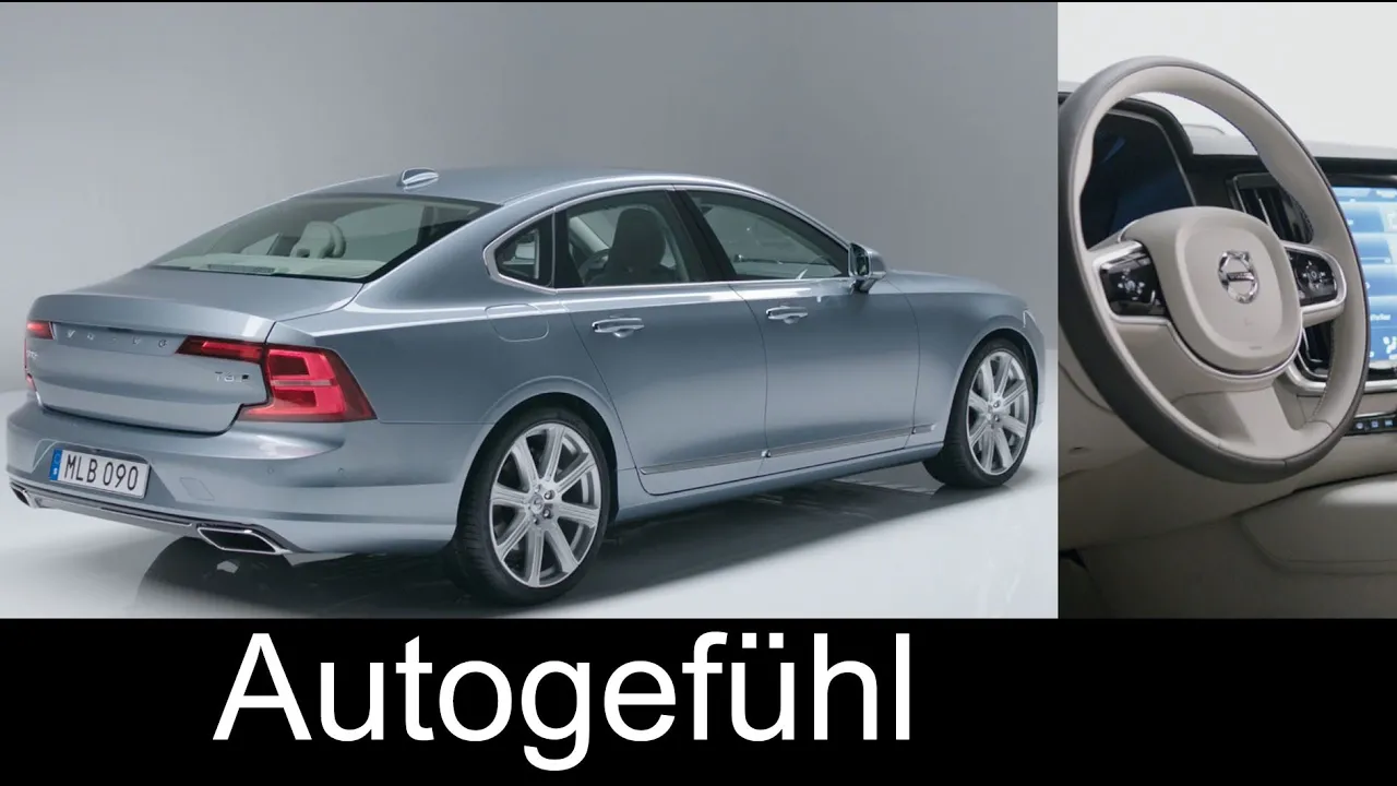 All-new Volvo S90 design presentation with Designer Thomas Ingenlath Exterior Interior Neuer S90