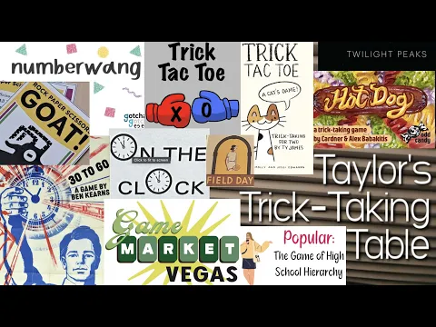 Game Market Vegas Games & Giveaway!!!!! ~ Taylor's Trick-Taking Table